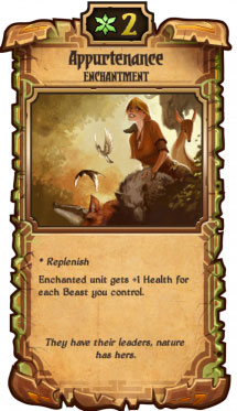 卷轴scrolls生长系卡牌Appurtenance资料介绍 